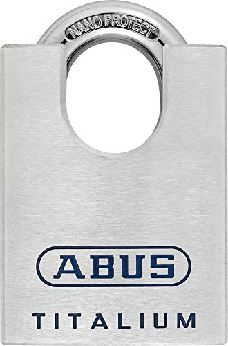 ABUS 708770-96CSTI/50_KA7565 Candado Titalium arco protegido Nano protect y llave de puntos 50 mm llaves iguales