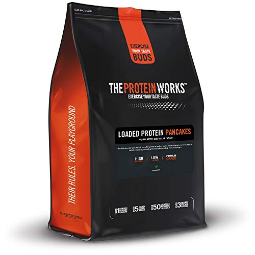 Preparato Per Pancake Proteici | Colazione Ad Alto Contenuto Proteico | Snack A Basso Contenuto Di Zucchero | Facile e Veloce da Realizzare | Doppio Cioccolato e Arachide | THE PROTEIN WORKS | 1kg