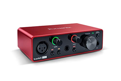 Focusrite MOSC0024 Scarlett Solo 3rd Gen - Interfaccia audio USB da 2 ingressi e 2 uscite, Chitarra/Basso