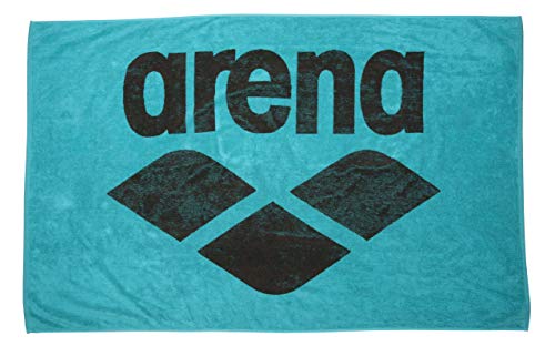 Arena Unisex – Asciugamano in cotone per adulti, piscina morbida, menta-espresso, 150 x 90 cm