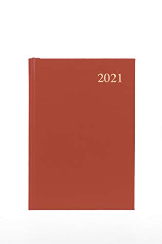 Collins Essential - Agenda giornaliera 2021, formato A5, colore: Arancione