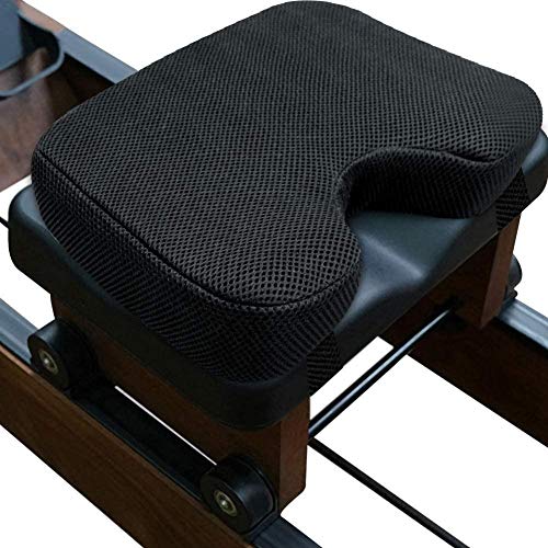 Vogatore, sedile in memory foam, comodo cuscino per vogatore, con rivestimento lavabile, antiscivolo, resistente al sudore, durevole, 32 x 22 x 7 cm, universale
