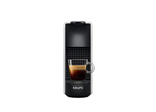 Krups Nespresso XN110E Essenza Mini macchina compatta per caffè a capsule (1260 Watt, pressione pompa 19 bar, spegnimento automatico), argento