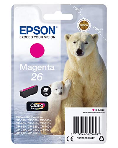Epson C13T26134022 4.5ml Magenta cartuccia d'inchiostro