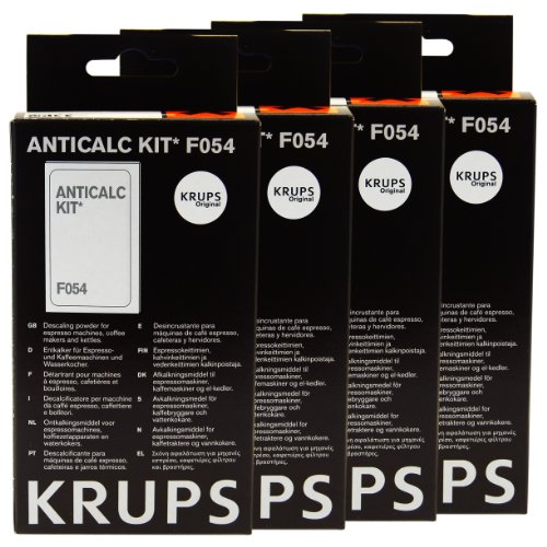 Krups Anticalc Kit*F054, Decalcificante Macchine del Caffè, Accessori, 4 Pezzi
