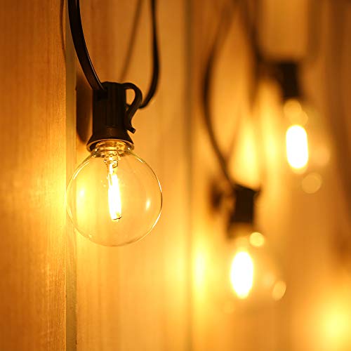 Tomshine Catene Luminose LED Illuminazione Giardino Luci Stringa Lampadina con 12+1 G40 LED Bulbi [Classe di efficienza energetica A+]