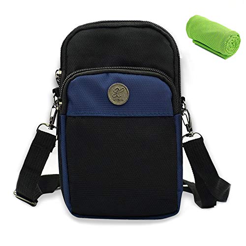 Borsello da Cintura Petto Borsa Crossbody Zaino Spalla Monospalla Impermeabile Marsupio Tattico Sacchetto Zainetto Piccolo Sling Bag a Tracolla per Uomo Donna Running Viaggio Trekking Camminare