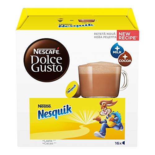 Nescafé Dolce Gusto Nesquik Bevanda al Gusto di Cioccolato, 3 Confezioni da 16 Capsule (48 Capsule)