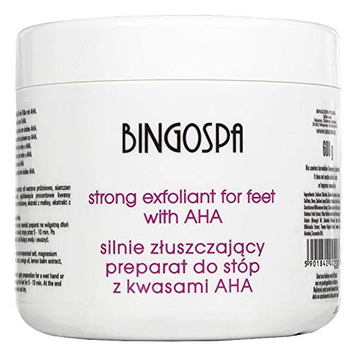 BINGOSPA Forte peeling per i piedi con acidi AHA Preparato fortemente esfoliante - 600g