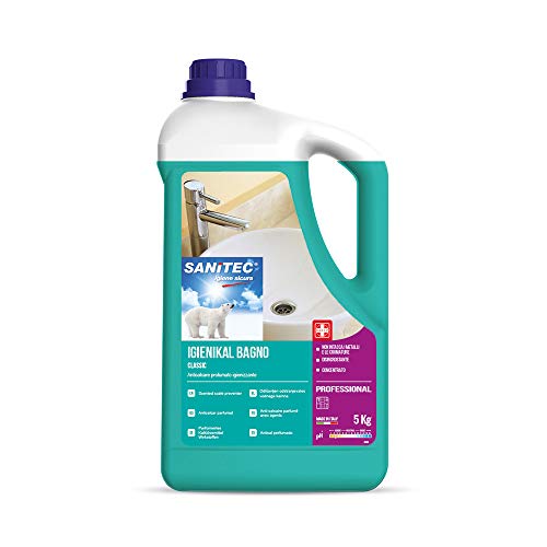 Sanitec Igienikal Bagno Classic, Detergente Spray Disincrostante Anticalcare - 5 kg