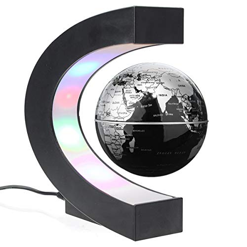 Globo Levitazione Magnetica C Forma di Sfera con LED Galleggiante Globe Idee Regalo per l'Insegnare e Decorazione della Ufficio Casa
