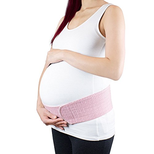 Bracoo MS61 Fascia Gravidanza, Comodo Supporto Maternità, Sollievo dal Dolore Lombare Facile da Indossare, Taglia Unica - Cintura Adattabile per Uso Prenatale Postnatale