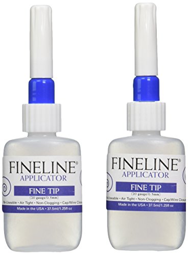 20 Gauge Fineline applicatore 2/Pkg-1.25 oz Bottiglia Ricaricabile
