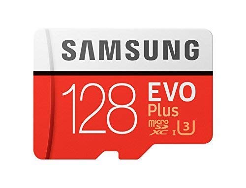 Samsung MB-MC128GA/EU EVO Plus Scheda MicroSD da 128 GB, UHS-I, Classe U3, fino a 100 MB/s di Lettura, 90 MB/s di Scrittura, Adattatore SD Incluso