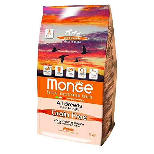 Monge Grain Free all Breeds Anatra e Patate 12 kg