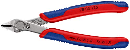 KNIPEX 78 03 125 Electronic Super Knips® rivestiti in materiale bicomponente 125 mm