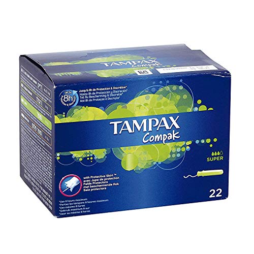 Tampax Centraline percorso Super 22 applicatori tamponi con plastica