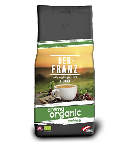 Der Franz, caffè Crema biologico UTZ, chicchi interi, 1000 g