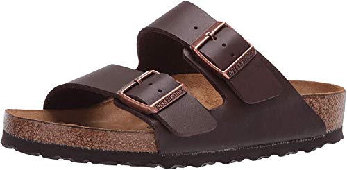 Birkenstock Arizona, Sandali unisex adulto, Marrone (Dunkelbraun), 40 (Normale)