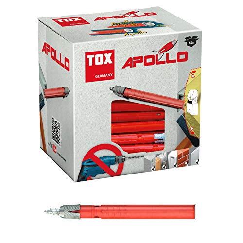 TOX 49101141 Tassello Universale per Telaio Apollo 8x100mm, Red, 8x100 mm