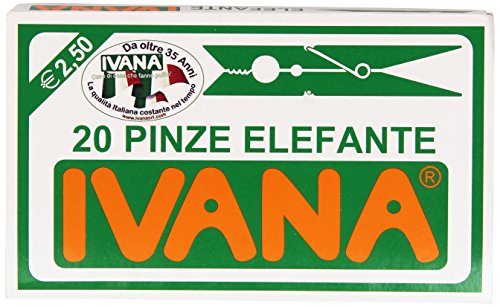 Ivana - Pinze Bucato Elefante - 20 pinze