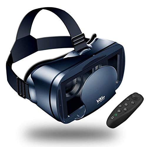 Occhiali VR 3D With Telecomando Compatibile Occhiali VR 3D con tutti gli Smartphone come Galaxy, Android, Huawei, da 5,0 a 7,0 Pollici