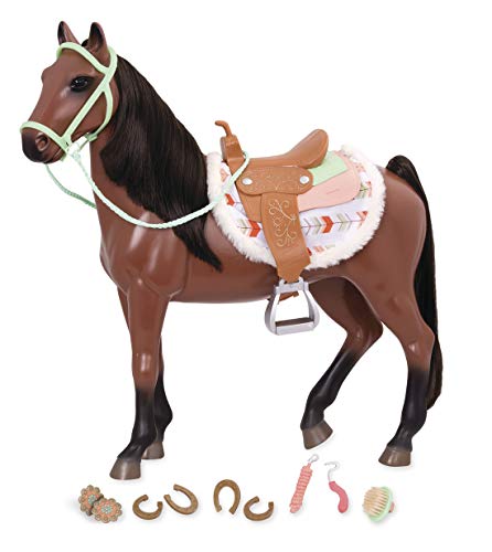 Our Generation- Cavallo Buckskin Horse, Colore Marrone, 1