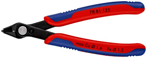 KNIPEX 78 81 125 Electronic Super Knips® brunita rivestiti in materiale bicomponente 125 mm