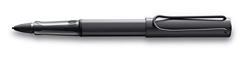 Lamy AL-star Penna digitale EMR Stylus – Penna digitale in alluminio di colore nero con impugnatura trasparente e clip in metallo nero – Punte intercambiabili