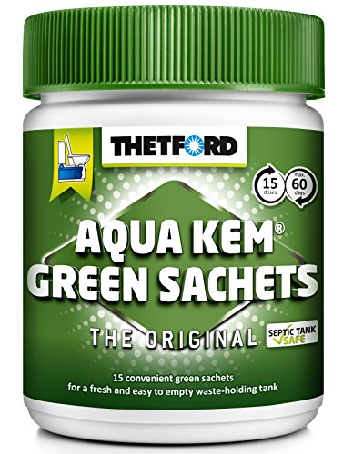 Thetford Aqua KEM Green WC bustine – Scatola da 15
