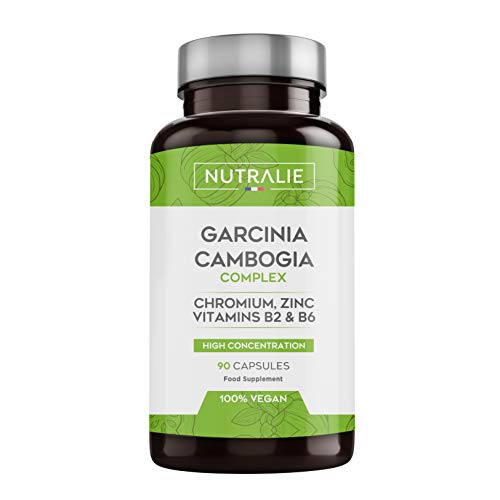 Garcinia Cambogia | Pura e Extra Forte 60% HCA | Brucia Grassi Naturale | 90 Capsule Vegane | Prodotto da Nutralie