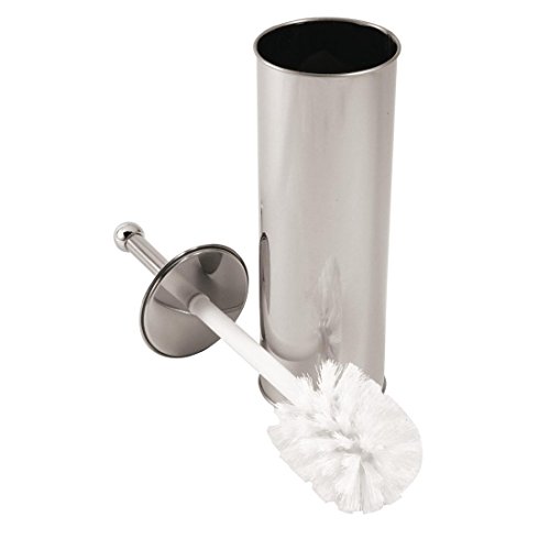 Jantex - Scopino per WC e supporto in acciaio INOX per la pulizia del bagno