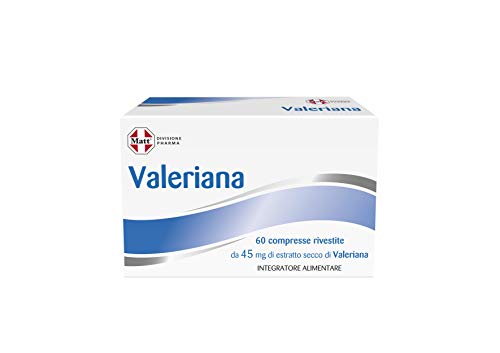 Matt Divisione Pharma - Valeriana - Integratore per Dormire Meglio - 60 Compresse - 8 gr