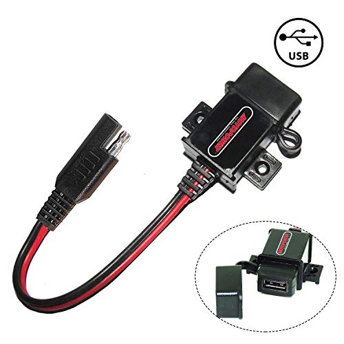MOTOPOWER 3.1Amp Caricabatterie USB per moto per la ricarica di telefoni cellulari, GPS o videocamere sportive