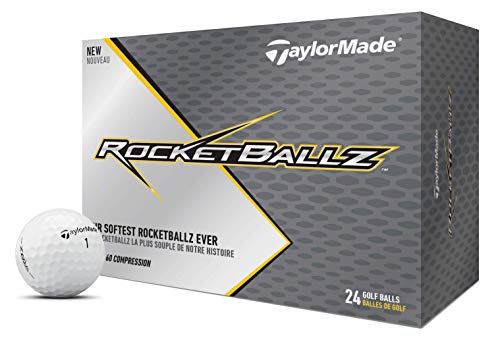TaylorMade TM19 Rocketballz ddz - Pallina da golf unisex, taglia unica, colore: Bianco