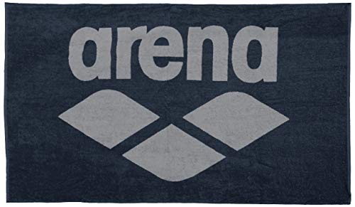 Arena Unisex – Asciugamano in cotone per adulti, piscina morbida, colore blu navy, 150 x 90 cm
