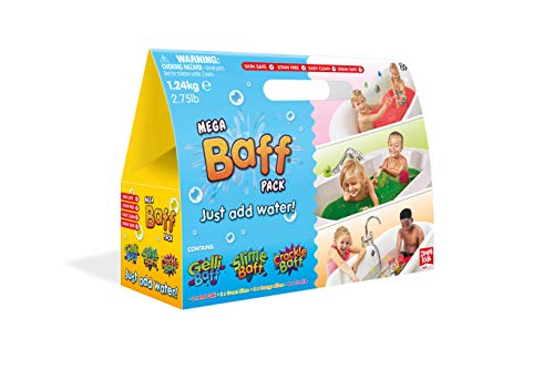 Mega Baff Pack, include Gelli Baff, Slime Baff & Crackle Baff, Sensory & Bath Toy