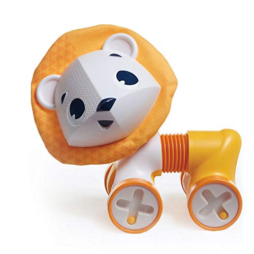 Tiny Love Leoncino Rolling Toys Gioco Educativo per bambini con ruote, Giocattolo con corpo flessibile per varie modalità di gioco, colore Giallo