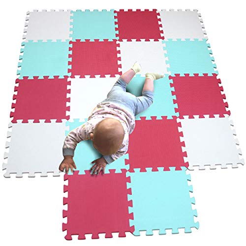MQIAOHAM baby bambini bambino foam giochi gioco incastro mat per pezzi play puzzle schiuma tappetino tappeto Bianco Green Rosso 101108109