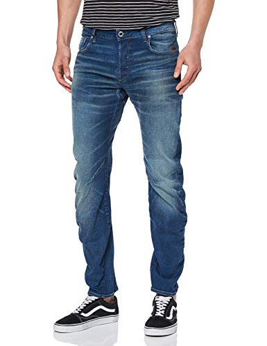G-STAR RAW Arc 3D Slim Fit' Jeans, Worker Blue Faded, 32W / 32L Uomo