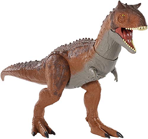 Jurassic World- Dinosauro Carnotauro Controlla e Distruggi Giocattolo per Bambini 4+ Anni, GJT59