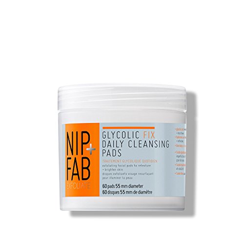 Nip+Fab - Glycolic Fix, Dischetti esfolianti all'acido glicolico per la cura quotidiana del viso (1 x 60 pads)