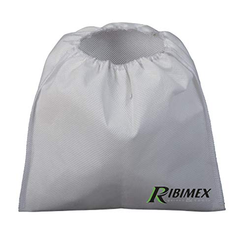 Ribimex PRCEN000/CF Prefiltro Autoestinguente per Aspiracenere, Grigio