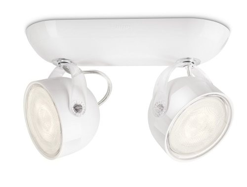 Philips Dyna Lampada con 2 Faretti, LED, Bianco