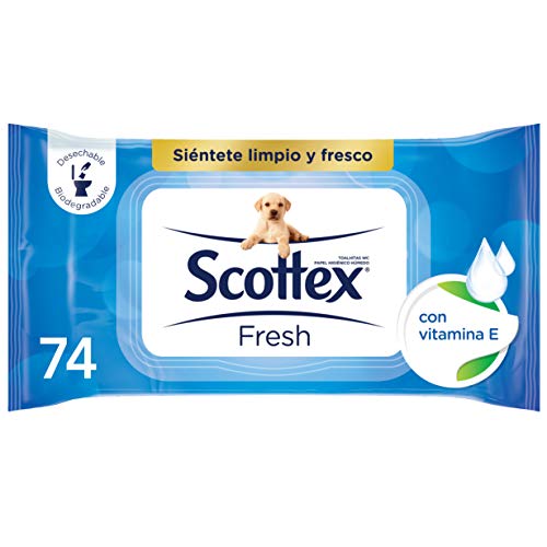 Scottex Fresh Carta Igienica Umido - 74 Pezzi