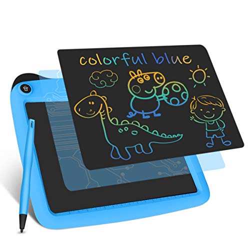 Enotepad Grafica Elettronica Portatile, Disegno colorato Digital eWriter 9 Pollici LCD Doodle Pad Tavoletta Grafica LCD per Bambini Blu