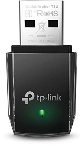 TP-Link Archer T3U Adattatore USB Scheda di Rete, Wireless Dual-Band 1300Mbps, 2.4GHz & 5GHz, USB 3.0, Mini Size
