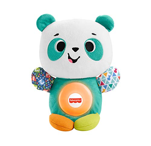 Fisher-Price- Parlamici Baby Panda Gioca con Me, Gioco Educativo con Luci e Suoni Giocattolo per Bambini 9+Mesi, GVN32