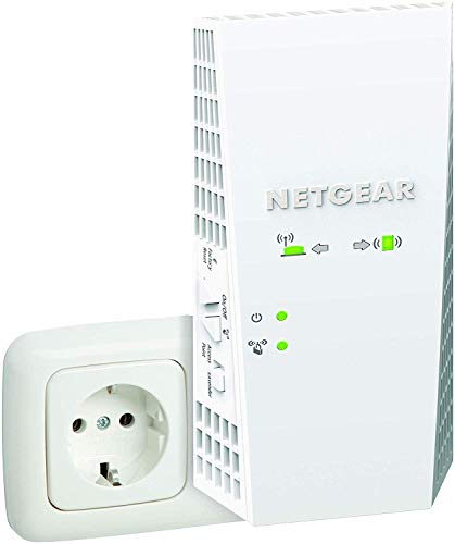 Netgear EX6250 AC1750 Ripetitore Wifi Wireless, Wifi Extender Dual Band, Porta Lan, Amplificatore Wifi Mesh Compatibile con Modem Fibra e Adsl
