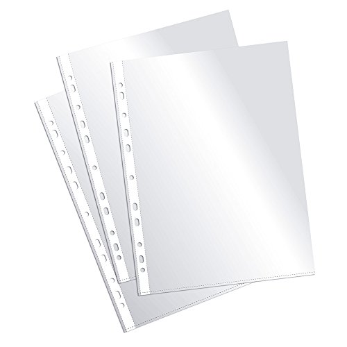 Office Plus 180274 – Tasche A4, folio-cristal perforate, 60 micron, confezione da 100